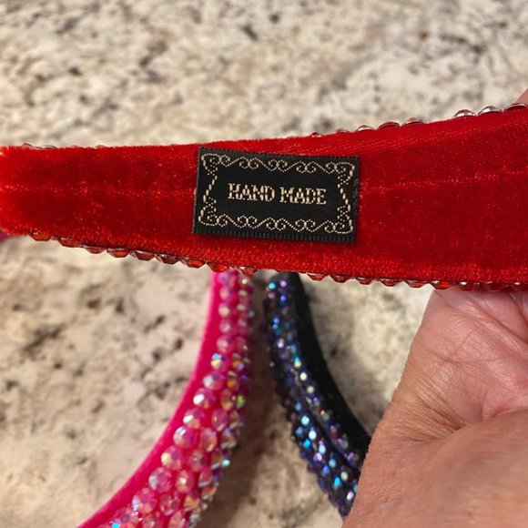 Bundle of 3 Headbands - Handmade with Rhinestones - Picture 4 of 7